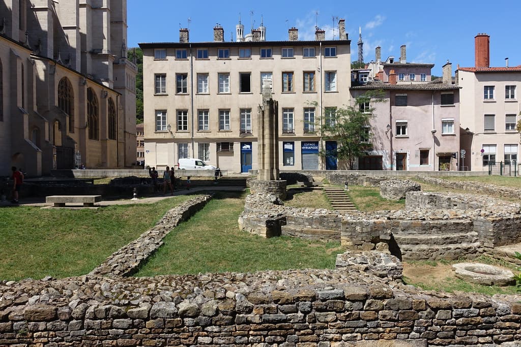 Tourisme Le jardin archéologique  à Lyon 5 - Vieux-Lyon